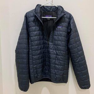 Patagonia quilted down quarter zip